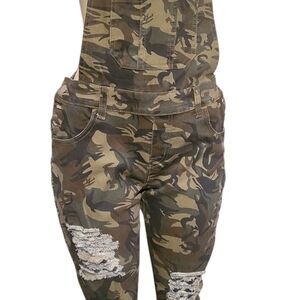 Camo Women's Jeans Overalls
